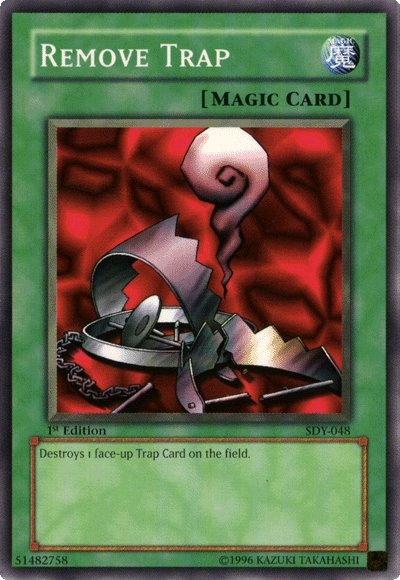 Remove Trap [SDY-048] Common Yu-Gi-Oh!