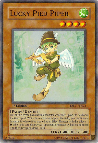 Lucky Pied Piper [TAEV-EN021] Super Rare Yu-Gi-Oh!