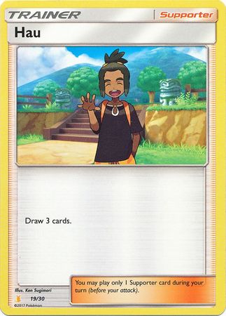 Hau (19/30) [Sun & Moon: Trainer Kit - Alolan Raichu] Pokémon