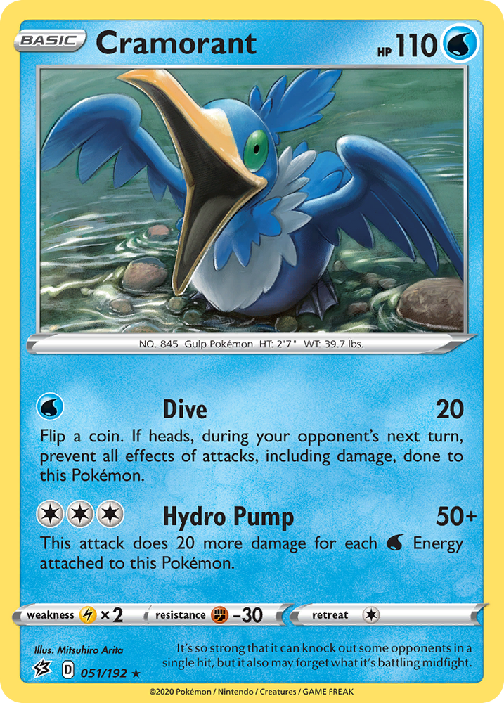 Cramorant (051/192) [Sword & Shield: Rebel Clash] Pokémon