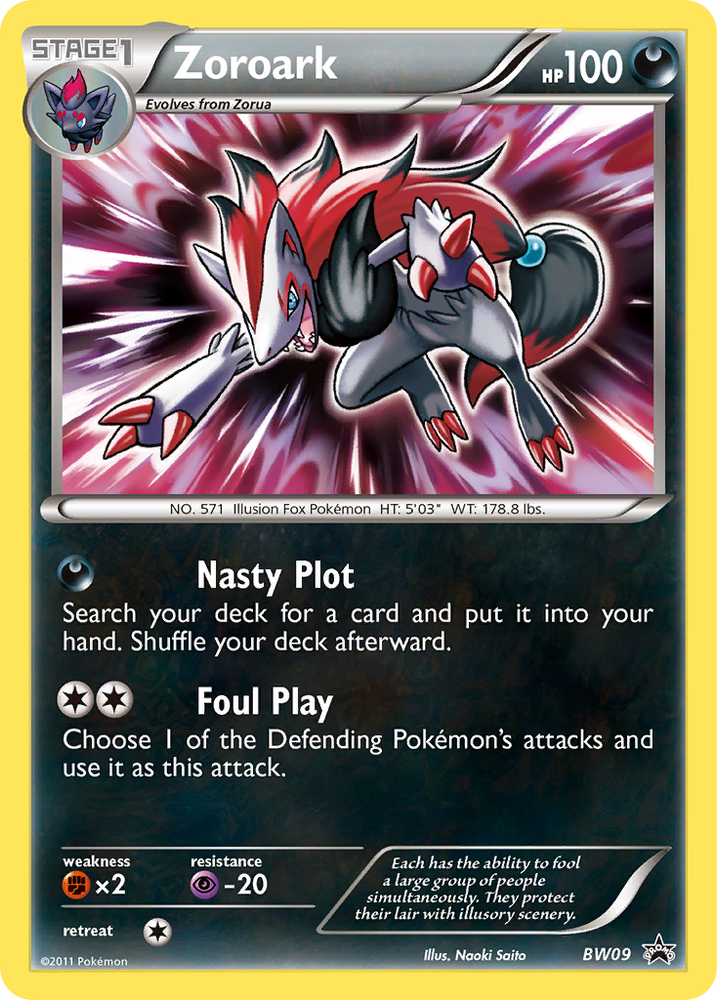 Zoroark (BW09) [Black & White: Black Star Promos] Pokémon
