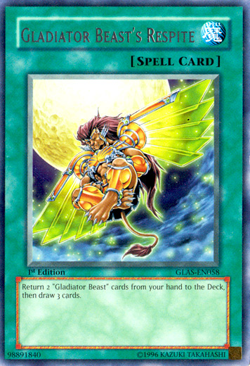 Gladiator Beast's Respite [GLAS-EN058] Rare Yu-Gi-Oh!