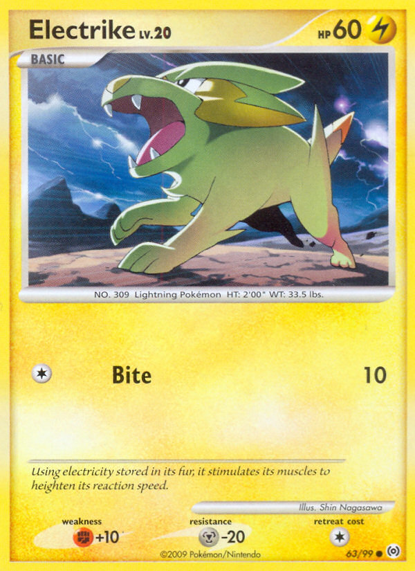 Electrike (63/99) [Platinum: Arceus] Pokémon