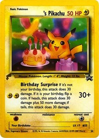 Pikachu (24) (Birthday) [Pikachu World Collection Promos] Pokémon