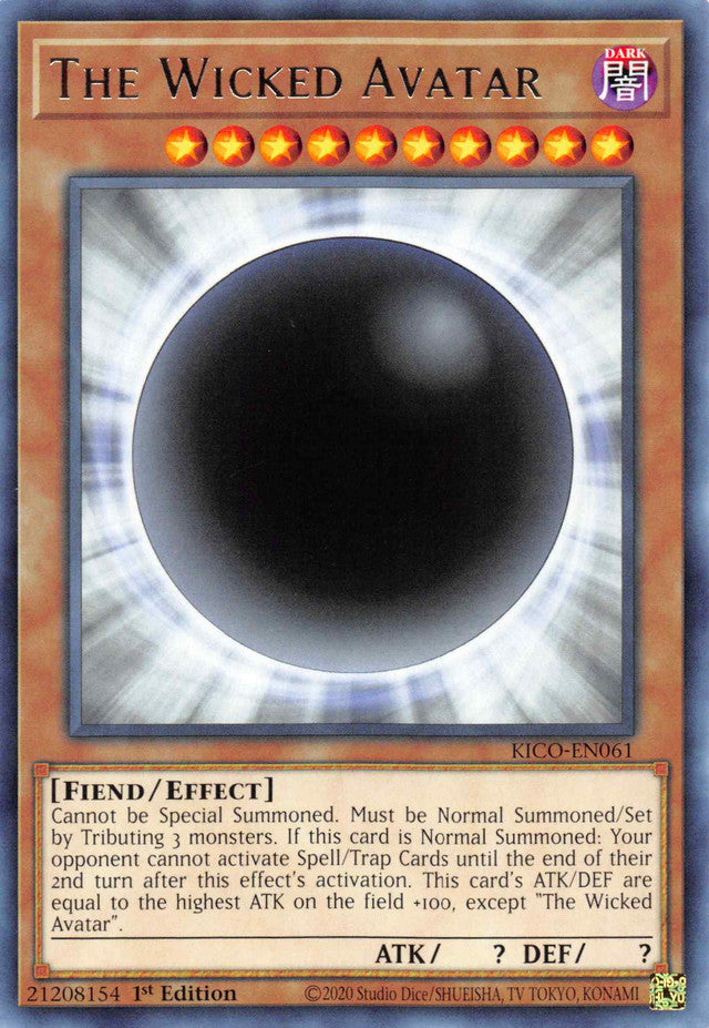The Wicked Avatar [KICO-EN061] Rare Yu-Gi-Oh!