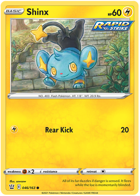 Shinx (046/163) [Sword & Shield: Battle Styles] Pokémon