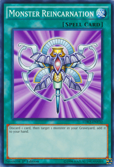 Monster Reincarnation [LDK2-ENY32] Common Yu-Gi-Oh!