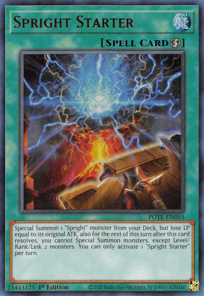 Spright Starter [POTE-EN055] Ultra Rare Yu-Gi-Oh!