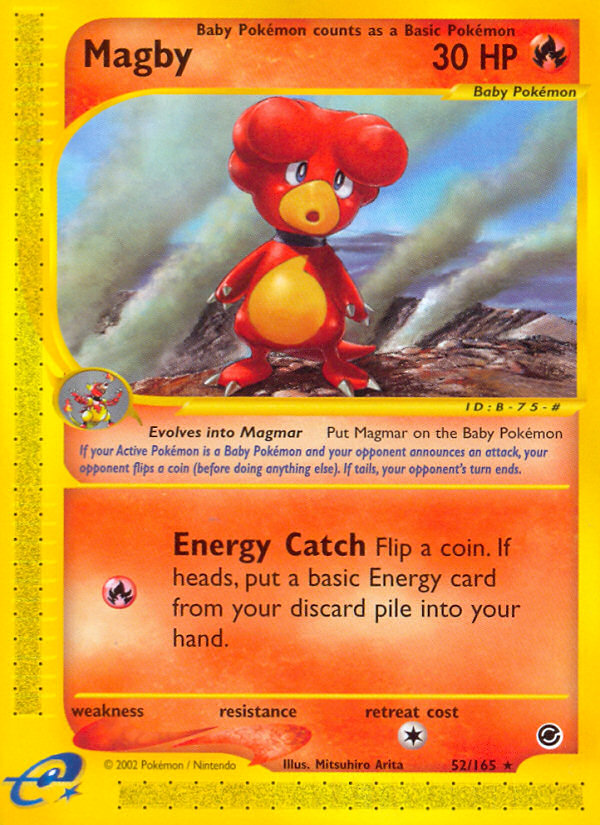 Magby (52/165) [Expedition: Base Set] Pokémon