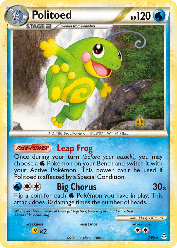 Politoed (7/95) [HeartGold & SoulSilver: Unleashed] Pokémon