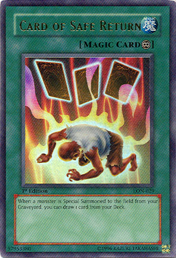 Card of Safe Return [LON-029] Ultra Rare Yu-Gi-Oh!