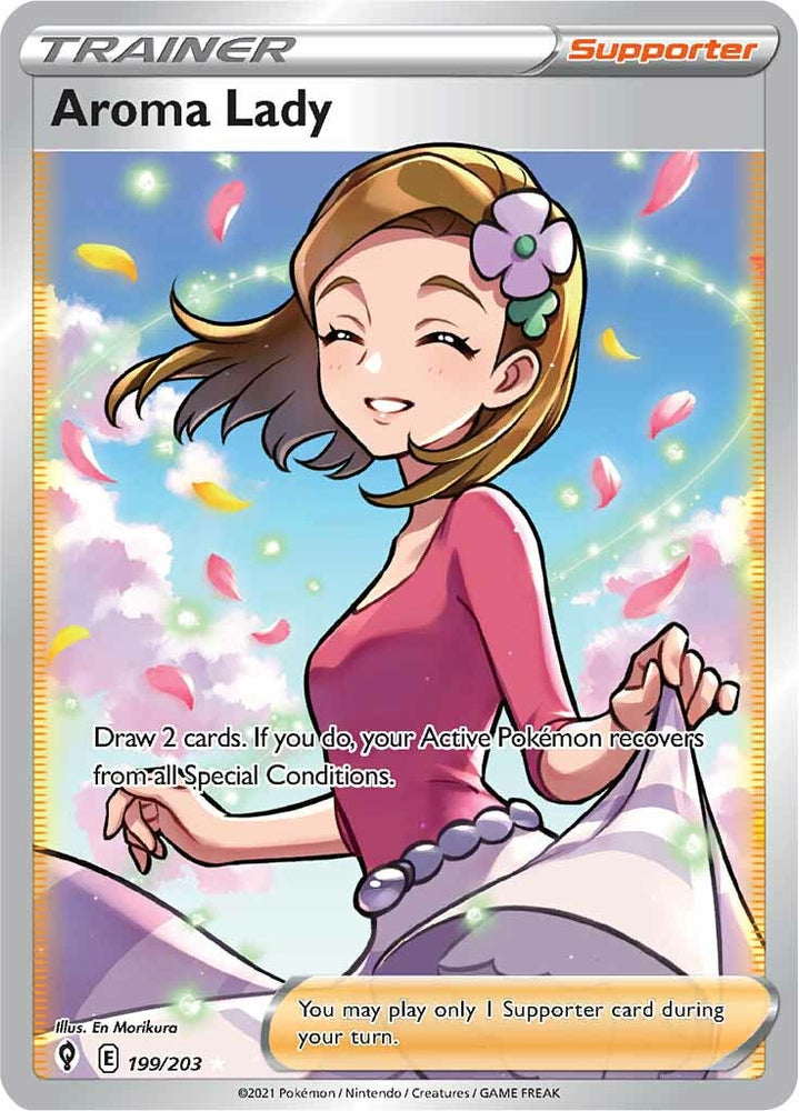 Aroma Lady (199/203) [Sword & Shield: Evolving Skies] Pokémon