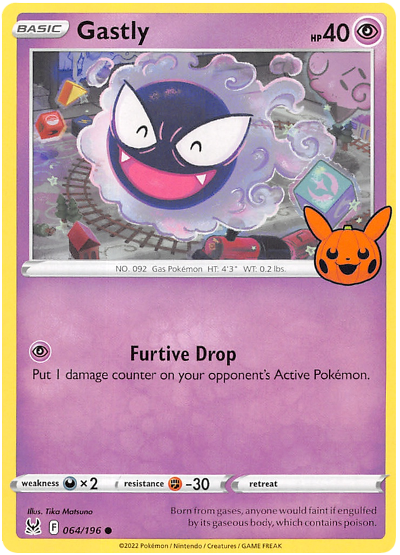 Gastly (064/196) [Trick or Trade 2023] Pokémon