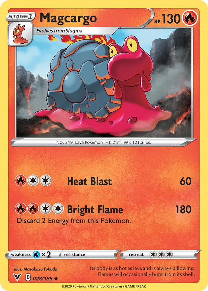 Magcargo (028/185) [Sword & Shield: Vivid Voltage] Pokémon