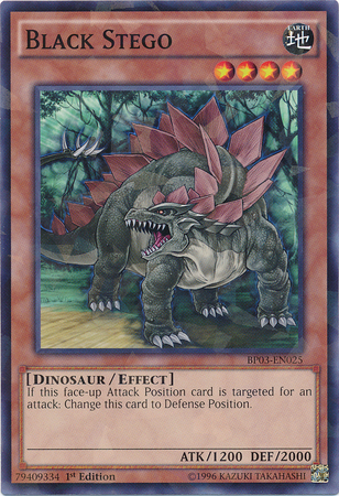 Black Stego [BP03-EN025] Shatterfoil Rare Yu-Gi-Oh!