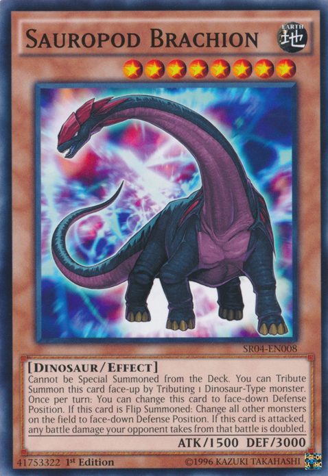 Sauropod Brachion [SR04-EN008] Common Yu-Gi-Oh!