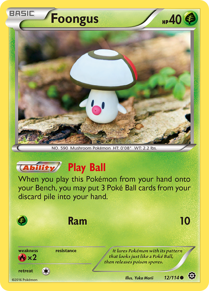 Foongus (12/114) [XY: Steam Siege] Pokémon