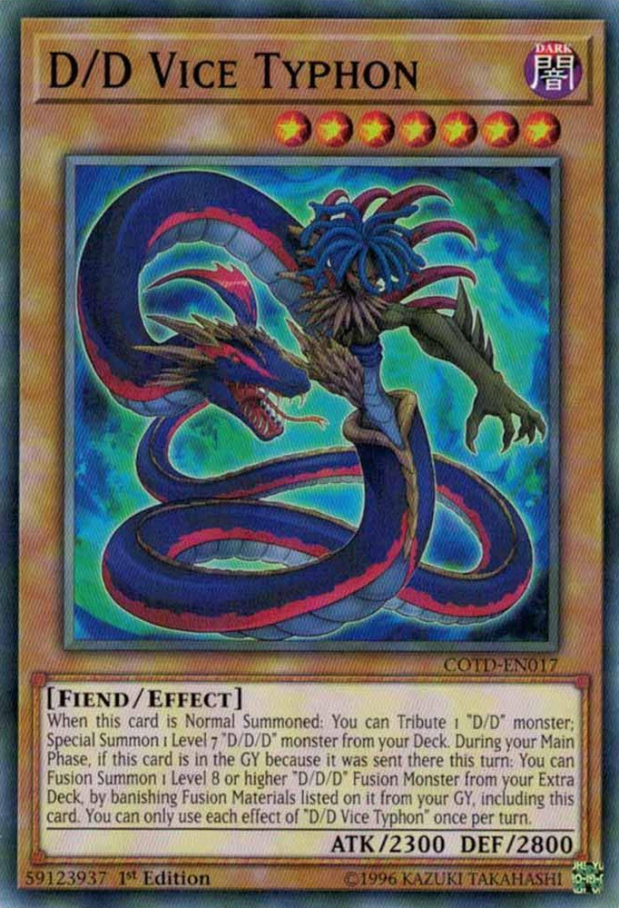 D/D Vice Typhon [COTD-EN017] Common Yu-Gi-Oh!