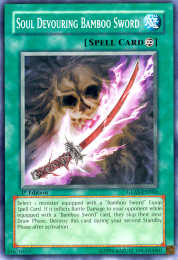 Soul Devouring Bamboo Sword [GLAS-EN060] Common Yu-Gi-Oh!