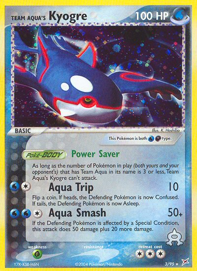 Team Aqua's Kyogre (3/95) [EX: Team Magma vs Team Aqua] Pokémon