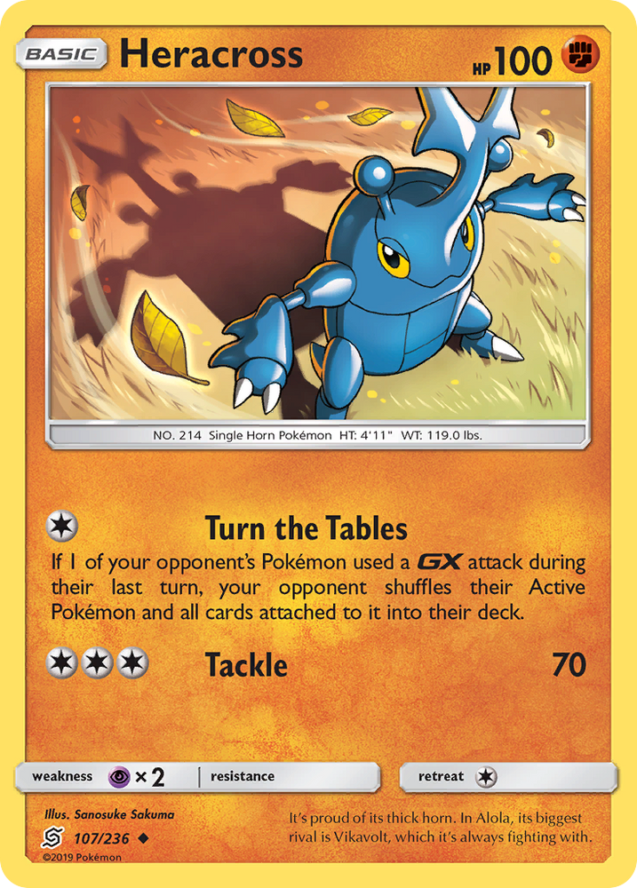 Heracross (107/236) [Sun & Moon: Unified Minds] Pokémon