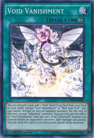 Void Vanishment [CROS-EN061] Super Rare Yu-Gi-Oh!