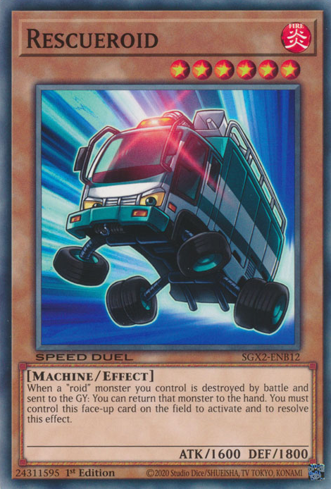 Rescueroid [SGX2-ENB12] Common Yu-Gi-Oh!