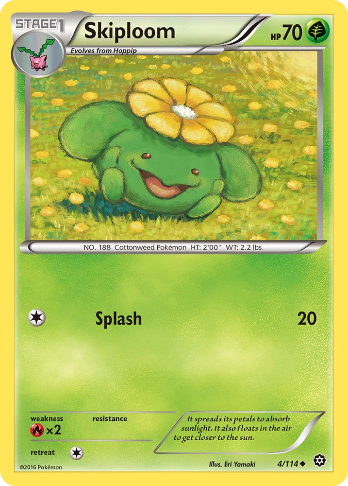 Skiploom (4/114) [XY: Steam Siege] Pokémon