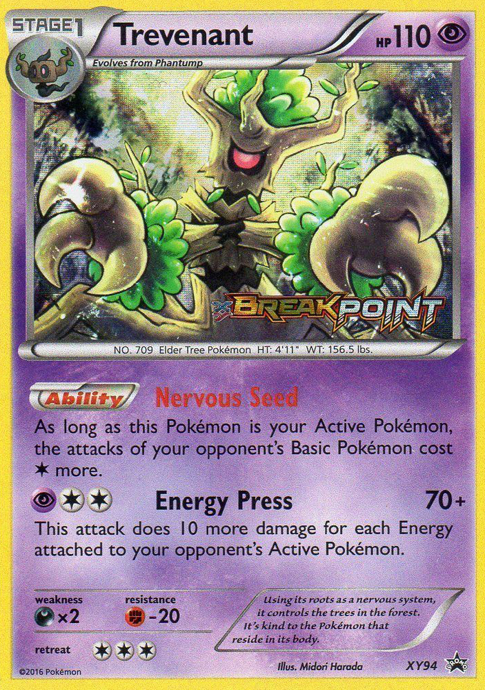 Trevenant (XY94) (Prerelease) [XY: Black Star Promos] Pokémon