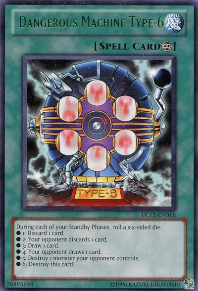 Dangerous Machine Type-6 (Green) [DL12-EN016] Rare Yu-Gi-Oh!