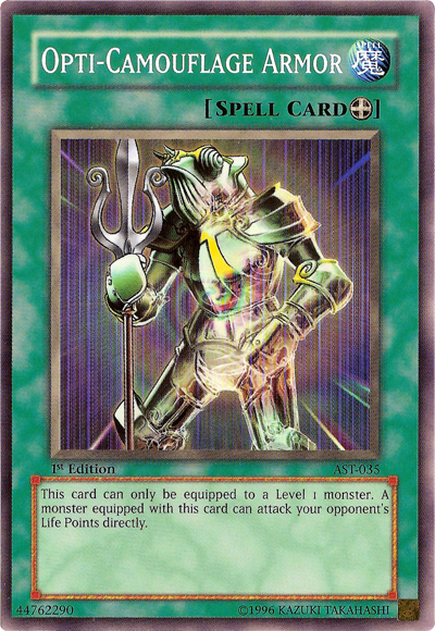 Opti-Camouflage Armor [AST-035] Common Yu-Gi-Oh!