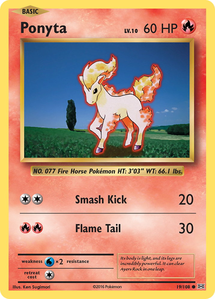 Ponyta (19/108) [XY: Evolutions] Pokémon