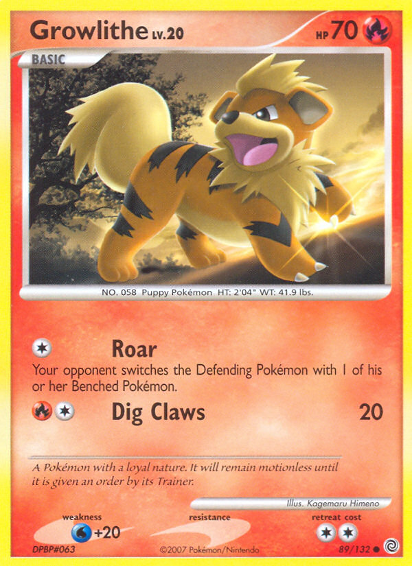 Growlithe (89/132) [Diamond & Pearl: Secret Wonders] Pokémon