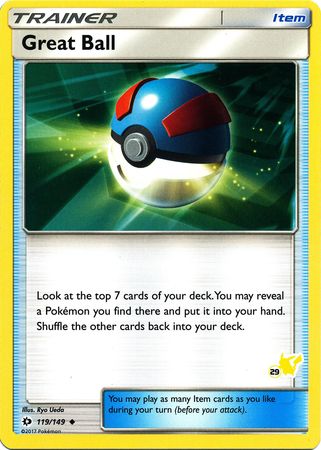Great Ball (119/149) (Pikachu Stamp #29) [Battle Academy 2020] Pokémon