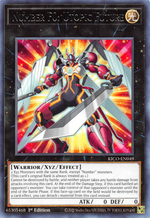 Number F0: Utopic Future [KICO-EN049] Rare Yu-Gi-Oh!