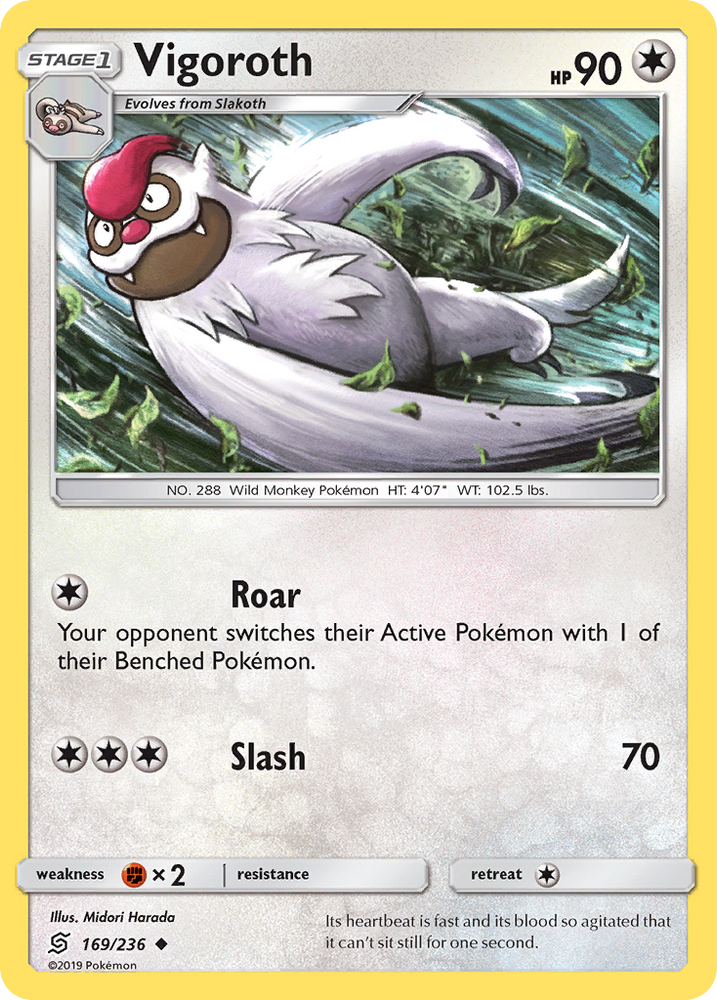 Vigoroth (169/236) [Sun & Moon: Unified Minds] Pokémon