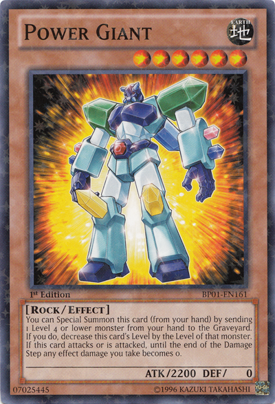 Power Giant [BP01-EN161] Starfoil Rare Yu-Gi-Oh!