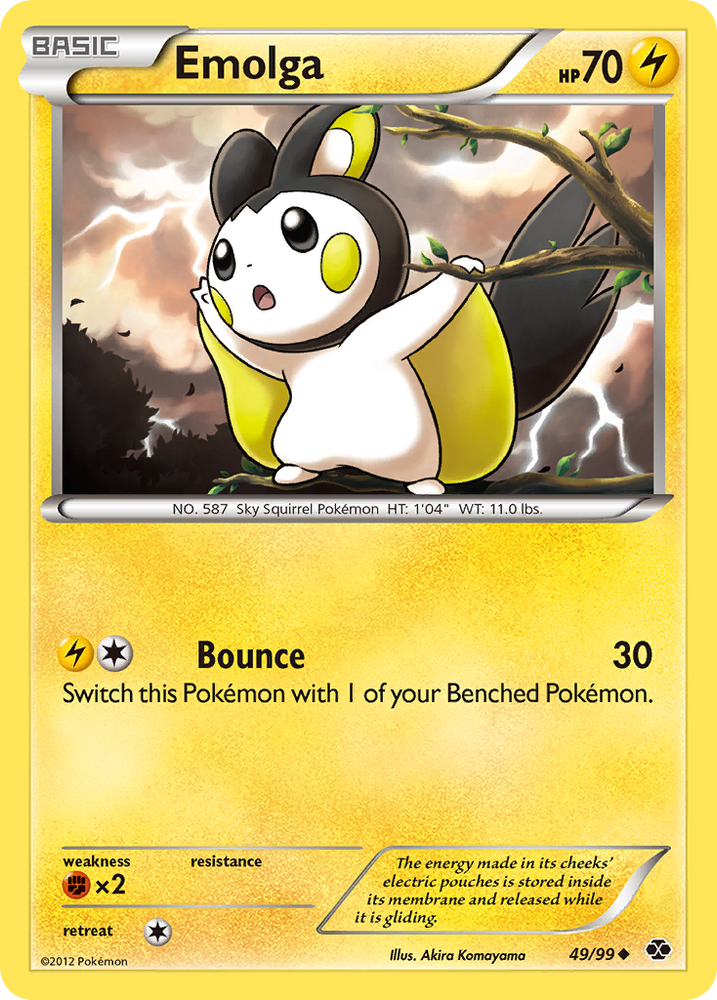 Emolga (49/99) [Black & White: Next Destinies] Pokémon