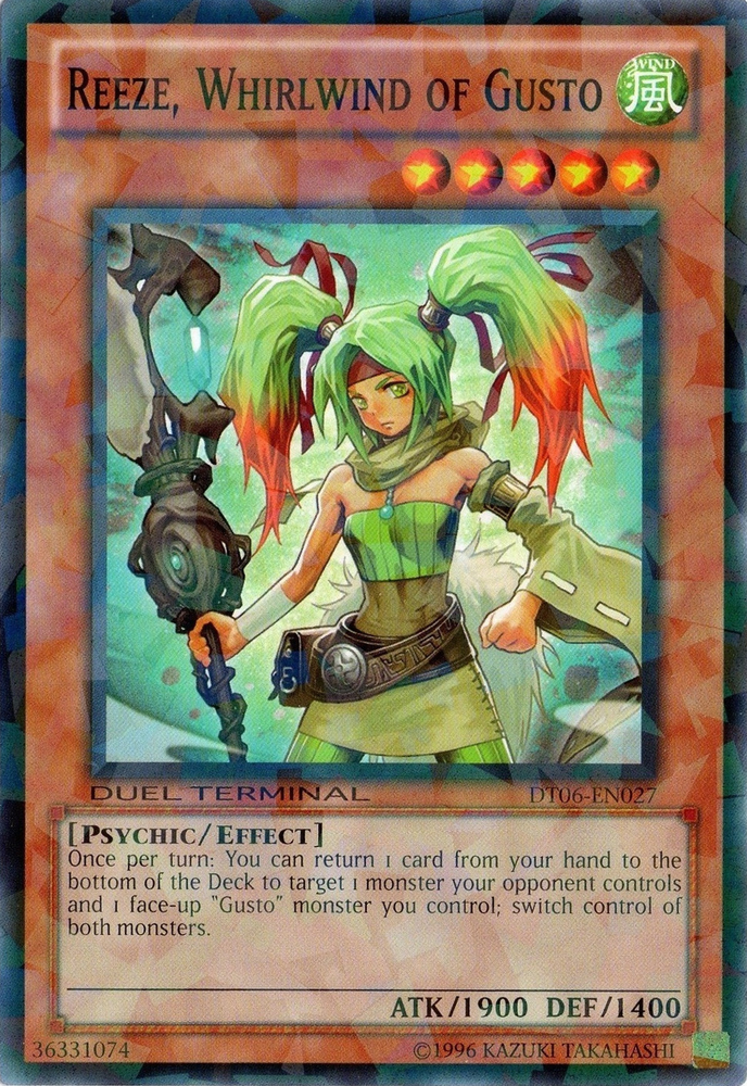 Reeze, Whirlwind of Gusto [DT06-EN027] Common Yu-Gi-Oh!