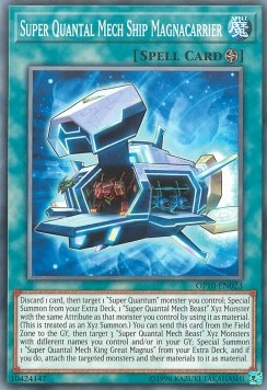 Super Quantal Mech Ship Magnacarrier [OP10-EN023] Common Yu-Gi-Oh!
