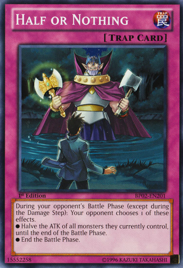 Half or Nothing [BP02-EN201] Mosaic Rare Yu-Gi-Oh!