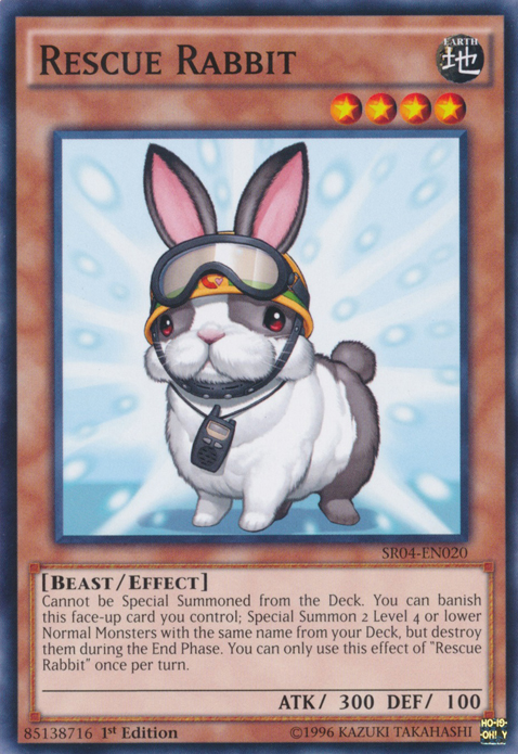 Rescue Rabbit [SR04-EN020] Common Yu-Gi-Oh!