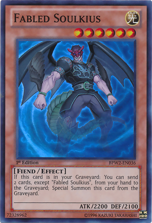 Fabled Soulkius [BPW2-EN036] Super Rare Yu-Gi-Oh!