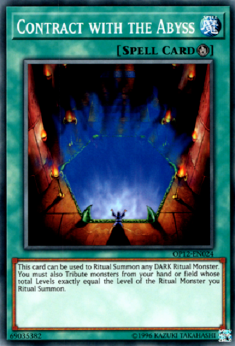 Contract with the Abyss [OP12-EN024] Common Yu-Gi-Oh!