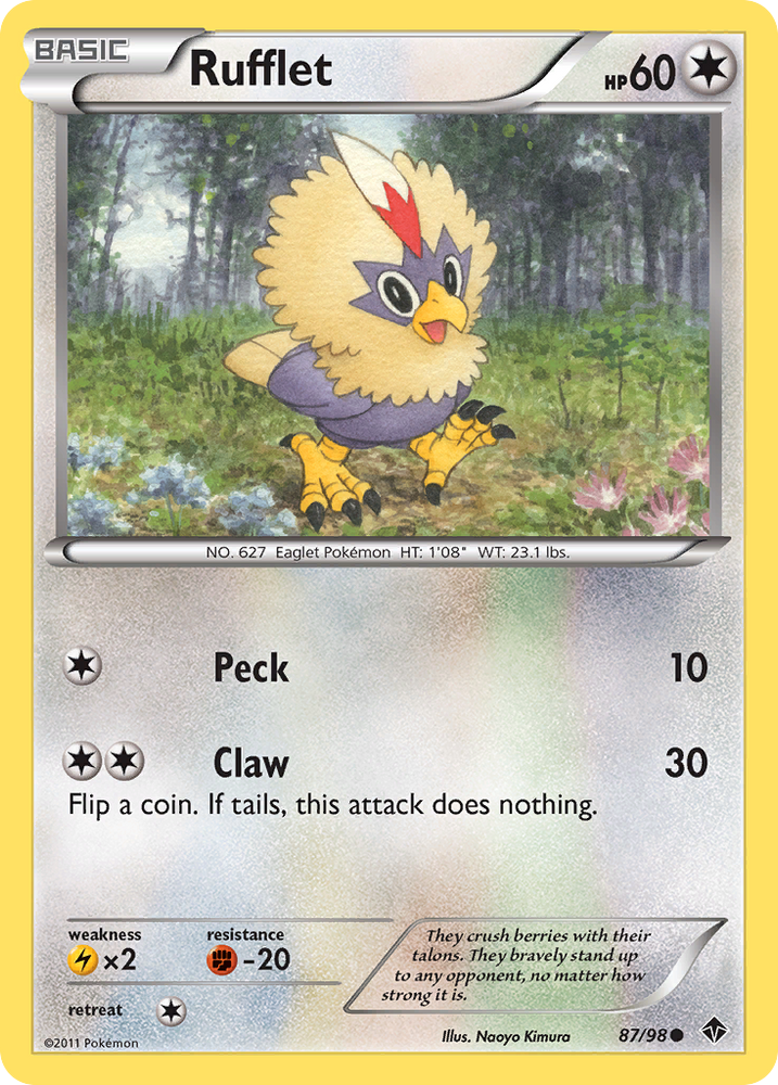 Rufflet (87/98) [Black & White: Emerging Powers] Pokémon