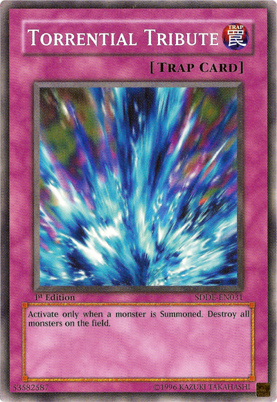 Torrential Tribute [SDDE-EN031] Common Yu-Gi-Oh!