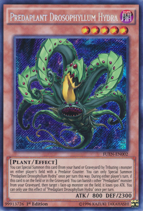 Predaplant Drosophyllum Hydra [FUEN-EN002] Secret Rare Yu-Gi-Oh!