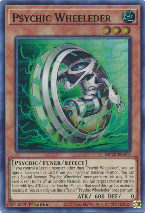 Psychic Wheeleder [MP20-EN014] Ultra Rare Yu-Gi-Oh!