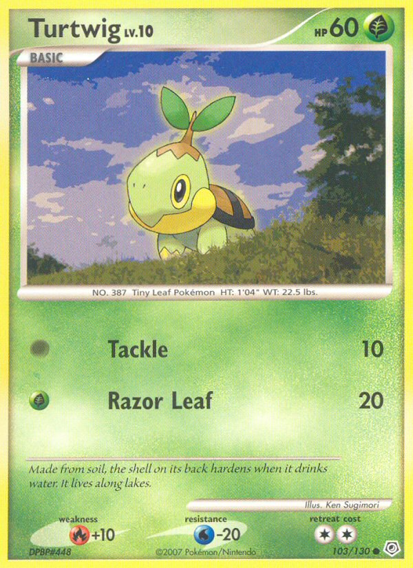 Turtwig (103/130) [Diamond & Pearl: Base Set] Pokémon
