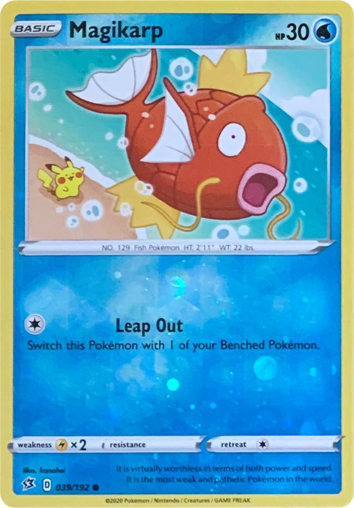 Magikarp (039/192) (Reverse Cosmos Holo) [Sword & Shield: Rebel Clash] Pokémon